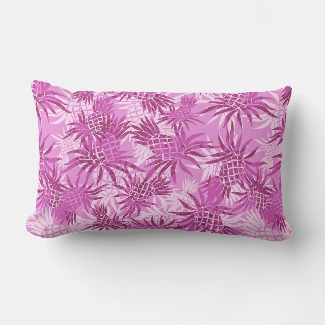 Pineapple Camo Hawaiian Lumbar Kussens (Voorkant)