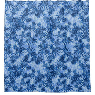 Pineapple Camo Hawaiian Tropisch Aloha Shirt Douchegordijn
