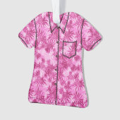 Pineapple Camo Hawaiian Tropisch Aloha Shirt Ornament (voorkant)