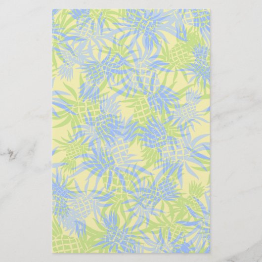 Pineapple Camo Hawaiian Tropisch Briefpapier (Voorkant)