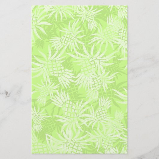 Pineapple Camo Hawaiian Tropisch Briefpapier (Voorkant)