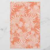 Pineapple Camo Hawaiian Tropisch Briefpapier (Voorkant)