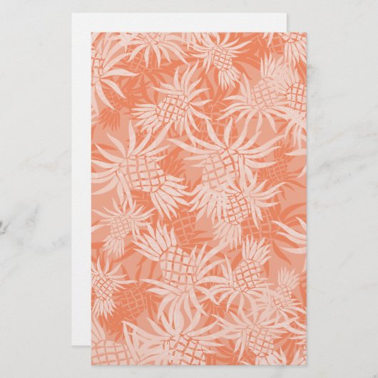 Pineapple Camo Hawaiian Tropisch Briefpapier (Voorkant / Achterkant)