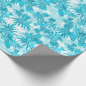 Pineapple Camo Hawaiian Tropisch Cadeaupapier (Hoek)