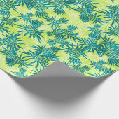 Pineapple Camo Hawaiian Tropisch Cadeaupapier (Hoek)