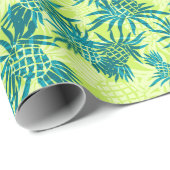 Pineapple Camo Hawaiian Tropisch Cadeaupapier (Rol Hoek)