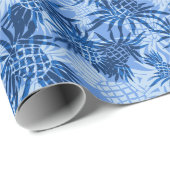 Pineapple Camo Hawaiian Tropisch Cadeaupapier (Rol Hoek)