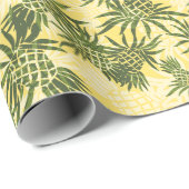 Pineapple Camo Hawaiian Tropisch Cadeaupapier (Rol Hoek)
