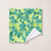 Pineapple Camo Hawaiian Tropisch Coördinaat - Limo Bad Handdoek (Wasdoekje)
