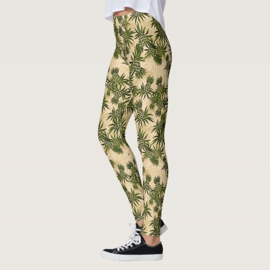 Pineapple Camo Hawaiian Tropisch Leggings (Links)