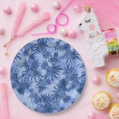 Pineapple Camo Hawaiian Tropisch Papieren Bordje (Feest)
