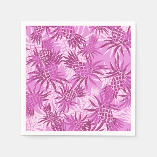 Pineapple Camo Hawaiian Tropisch Servet (Voorkant)