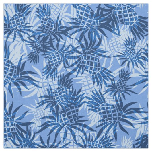 Pineapple Camo Hawaiian Tropisch Stof (Swatch)