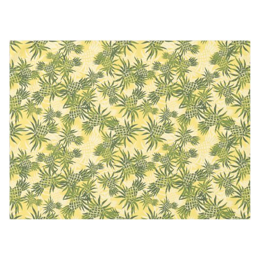 Pineapple Camo Hawaiian Tropisch Tafelkleed (Voorkant (Horizontaal))