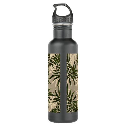 Pineapple Camo Hawaiian Waterfles (Achterkant)