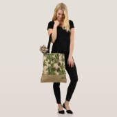 Pineapple Camo Monogram Hawaiian Beach Bag Tote Bag (Op model)