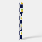 Pineapple Checkered iPhone 16 hoesje (Achterkant / Rechts)