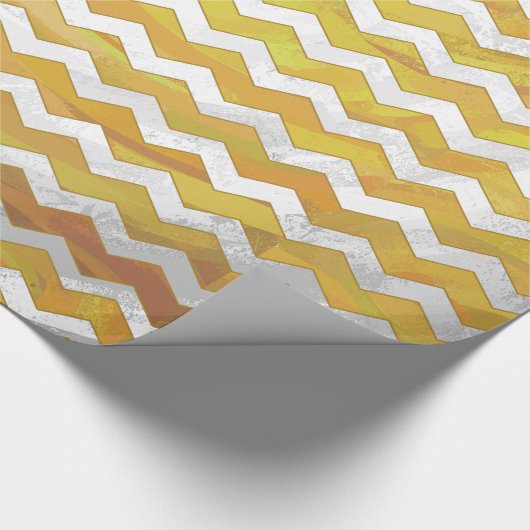 Pineapple Chevron Pattern Cadeaupapier (Hoek)