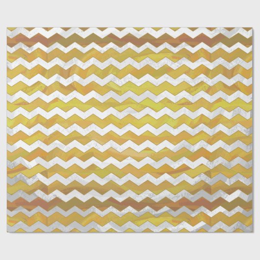 Pineapple Chevron Pattern Cadeaupapier (Vlak)