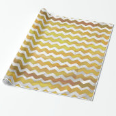 Pineapple Chevron Pattern Cadeaupapier (Uitgerold)