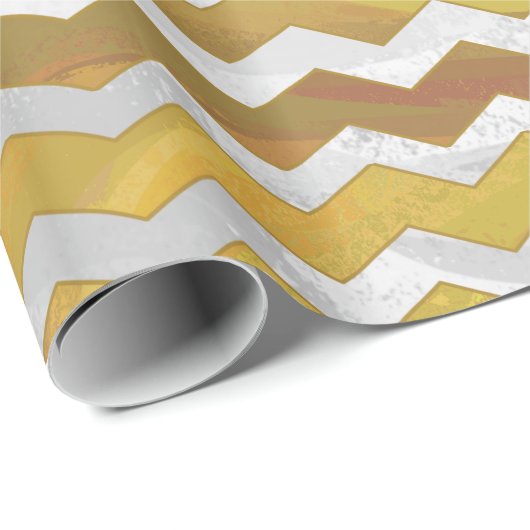 Pineapple Chevron Pattern Cadeaupapier (Rol Hoek)
