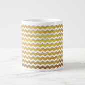 Pineapple Chevron Pattern Grote Koffiekop (Voorkant)