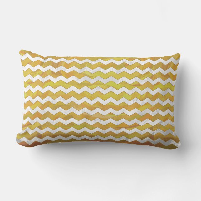 Pineapple Chevron Pattern Kussen (Voorkant)