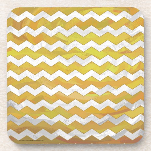 Pineapple Chevron Pattern Onderzetter (Voorkant)