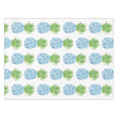Pineapple Chinoiserie Blue White Preppy Tafelkleed (Voorkant (Horizontaal))