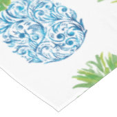 Pineapple Chinoiserie Blue White Preppy Tafelkleed (Gekanteld)