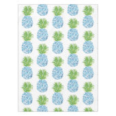 Pineapple Chinoiserie Blue White Preppy Tafelkleed (Voorkant)