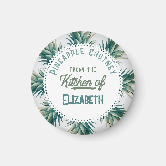 Pineapple Chutney Magneet (Voorkant)