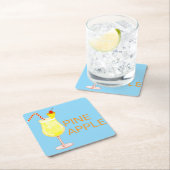 Pineapple cocktail kartonnen onderzetters (Insitu)