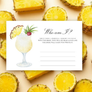 Pineapple Cocktail - Wie ben ik bruidsfeest spel Briefpapier