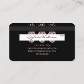 Pineapple Credit Kaart Styled Dripping Gold Visitekaartje (Achterkant)