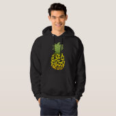 Pineapple Dachshund Dog Hoodie (Voorkant volledig)