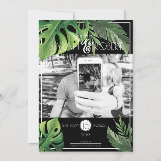 Pineapple Delight Foto Save The Date (Voorkant)