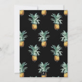 Pineapple Delight Wedding Kaart (Achterkant)