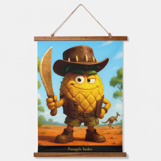 Pineapple Dundee - Pineapple Empire Hangend Wandkleed (Voorkant)