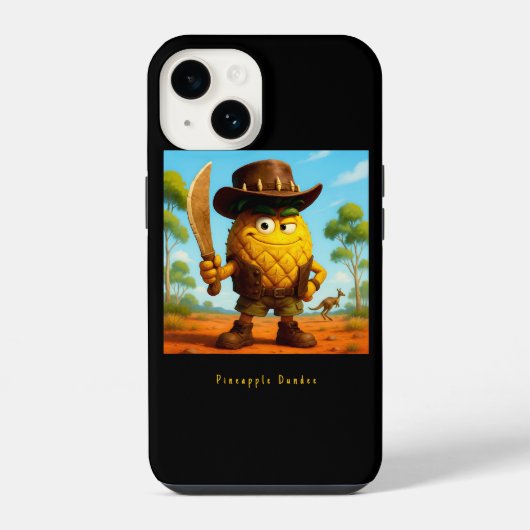 Pineapple Dundee - Pineapple Empire iPhone Hoesje (Achterkant)