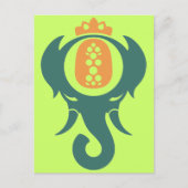 Pineapple Elephant Briefkaart (Voorkant)