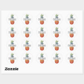 Pineapple Event Catering Promotie Ronde Sticker (Vel)