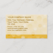 Pineapple Fizz-bedrijfskaartsjabloon Visitekaartje (Achterkant)