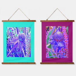 Pineapple Flowers aan het woord DUO Hangend Wandkleed