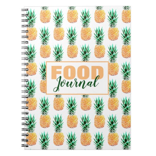 Pineapple Food Journal Spiral Photo Notitieboek (Voorkant)