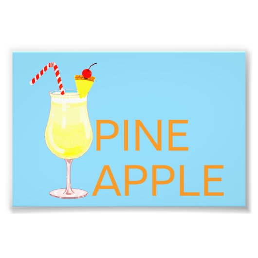 Pineapple Foto Afdruk (Voorkant)