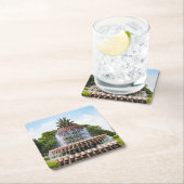 Pineapple Fountain in Charleston, SC Kartonnen Onderzetters (Insitu)