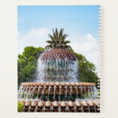Pineapple Fountain in Charleston, SC Planner (Achterkant)