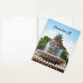 Pineapple Fountain in Charleston, SC Planner (Display)