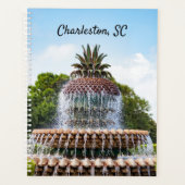 Pineapple Fountain in Charleston, SC Planner (Voorkant)